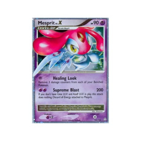 Mesprit LV.X (Legends Awakened 143/146) (Ultra Rare) English - Excellent