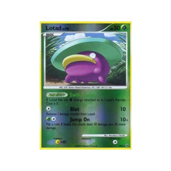 Lotad Lv.14 (Holo) (Platinum /127) (Secret Rare) English - Near Mint