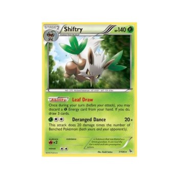 Shiftry (Flashfire 7/106) (Reverse Holo) English - Excellent