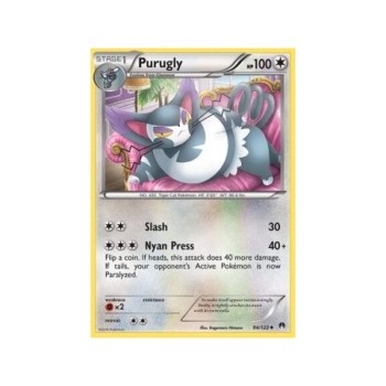 Purugly  (BREAKpoint 94/122) (Reverse Holo)English - Excellent
