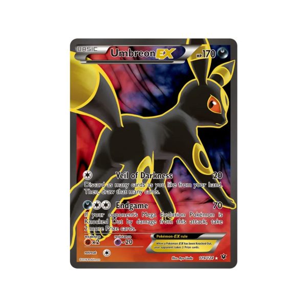 Umbreon EX (Fates Collide 119/124) (Ultra Rare) English - Near Mint