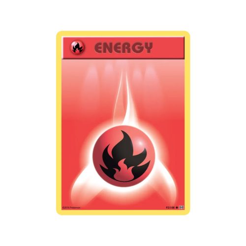 Fire Energy (Evolutions 92/108) (Reverse Holo) English - Excellent