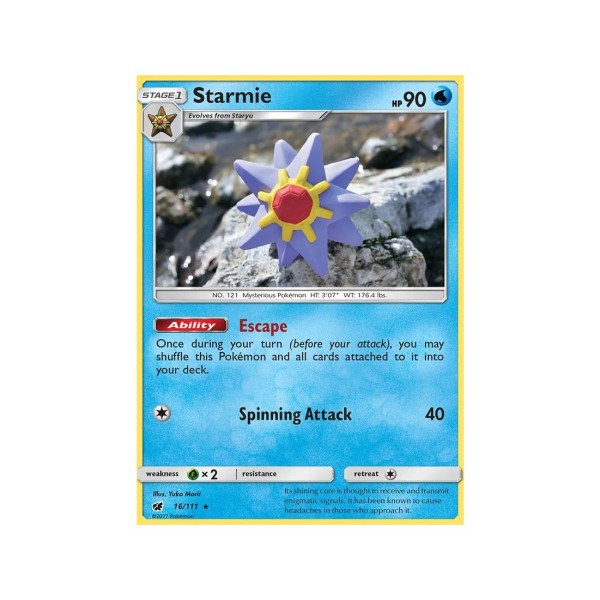Starmie (Crimson Invasion 16/111) (Reverse Holo) English - Near Mint