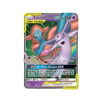 Espeon & Deoxys GX (Unified Minds 72/236) (Ultra Rare) English - Near Mint