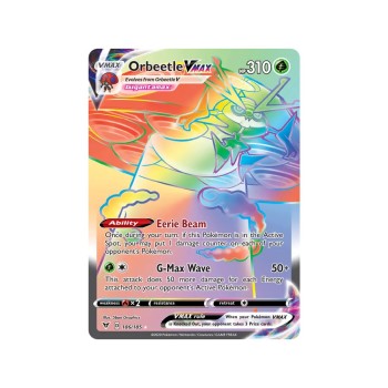 Orbeetle VMAX (Vivid Voltage 186/185) (Rainbow Rare) English - Near Mint