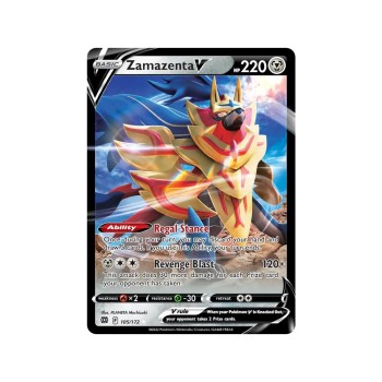Zamazenta V (Brilliant Stars 105/172) (Ultra Rare) English - Near Mint