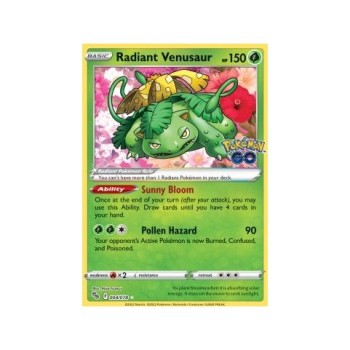 Radiant Venusaur (Pokemon GO 004) (Ultra Rare) English - Near Mint