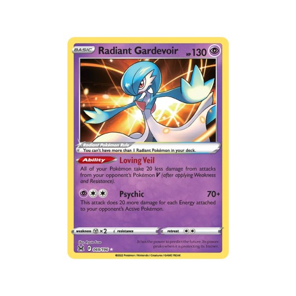 Radiant Gardevoir (Lost Origin 069/196) (Ultra Rare) English - Near Mint