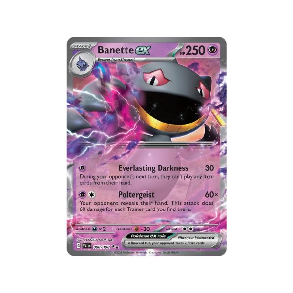 Banette ex (Scarlet Violet 088/198) (Double Rare) English - Near Mint