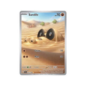 Sandile (Scarlet Violet 216/198) (Illustration Rare) English - Near Mint