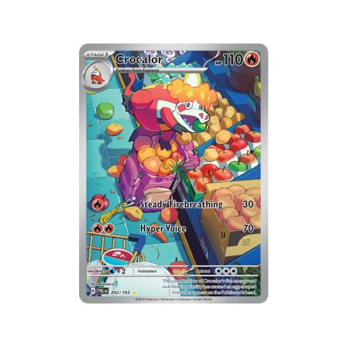 Crocalor (Paldea Evolved 202/193) (Illustration Rare) English - Near Mint