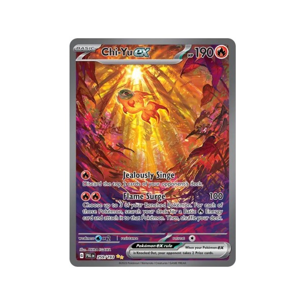 Chi-Yu ex (Paldea Evolved 259/193) (Special Illustration Rare) English - Near Mint