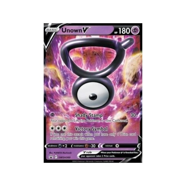 Unown V (SWSH Black Star Promos 300/307) (Promo) English - Near Mint