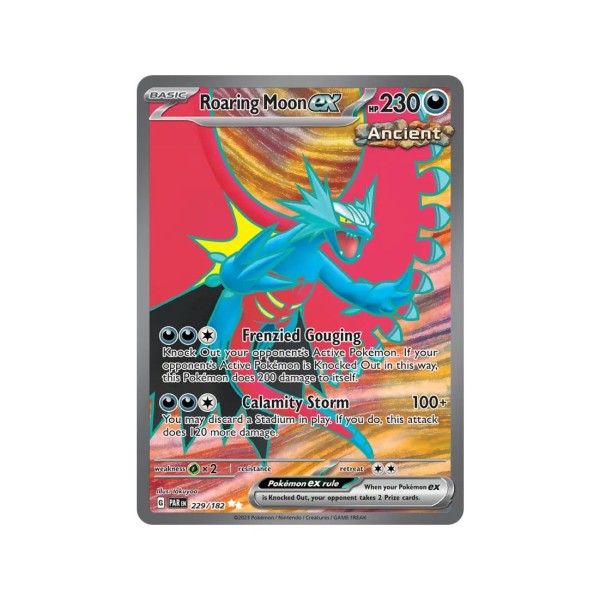 Roaring Moon ex (Paradox Rift 229/182) (Ultra Rare) English - Near Mint