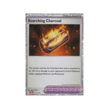 Scorching Charcoal (Pokemon Trading Card Game Classic Charizard Ho Oh ex Deck 026) (Fixed) English - Near Mint