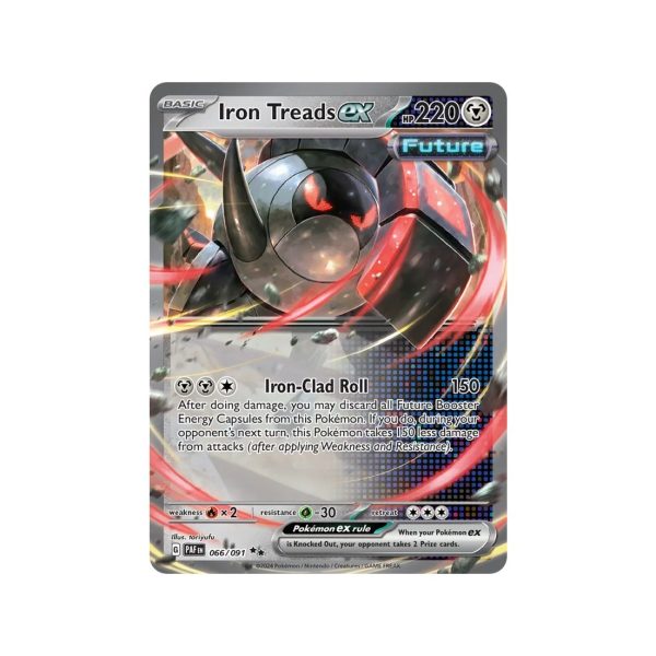 Iron Treads ex (Paldean Fates 066/91) (Double Rare) English - Near Mint