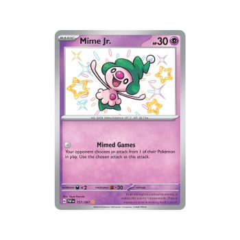 Mime Jr. (Paldean Fates 157/91) (Shiny Rare) English - Near Mint