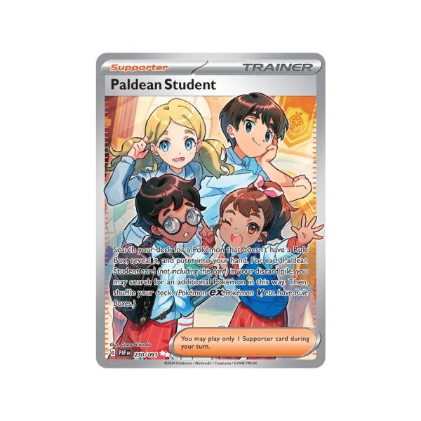 Paldean Student (Paldean Fates 230/91) (Ultra Rare) English - Near Mint