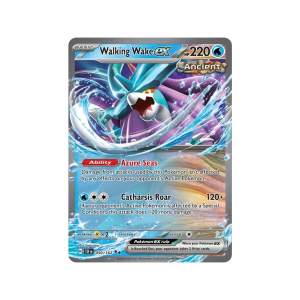 Walking Wake ex (Temporal Forces 050/162) (Double Rare) English - Near Mint
