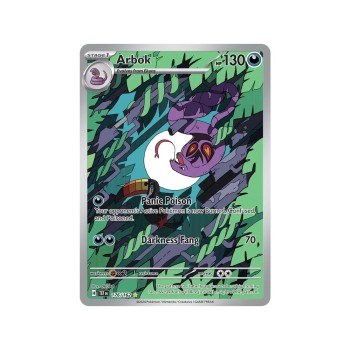 Arbok (Temporal Forces 176/162) (Illustration Rare) English - Near Mint