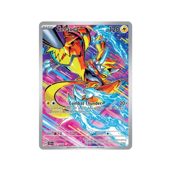Zeraora (Stellar Crown 151/142) (Illustration Rare) English - Near Mint