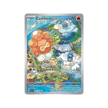 Castform Sunny Form (Surging Sparks 195/191) (Illustration Rare) English - Near Mint