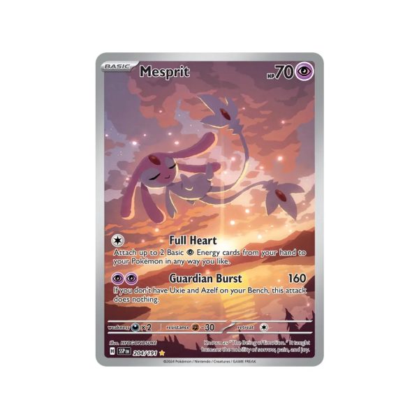 Mesprit (Surging Sparks 204/191) (Illustration Rare) English - Near Mint