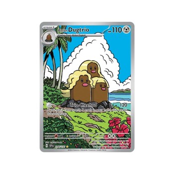 Alolan Dugtrio (Surging Sparks 208/191) (Illustration Rare) English - Near Mint
