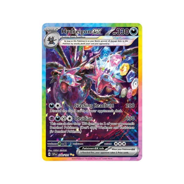 Hydreigon ex (Surging Sparks 240/191) (Special Illustration Rare) English - Near Mint