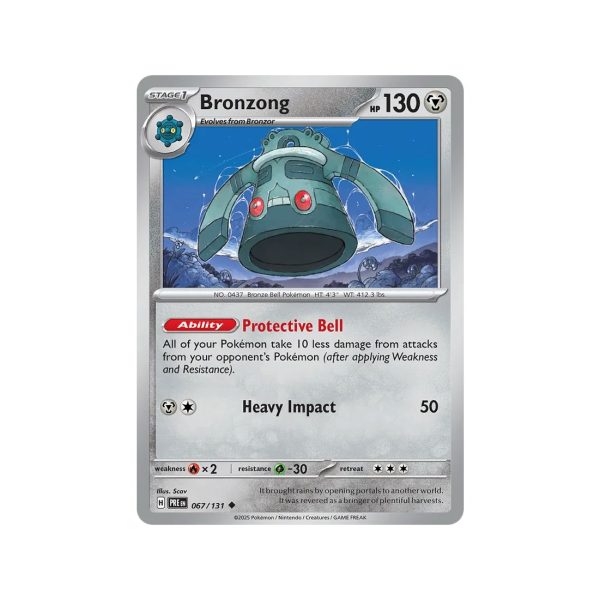 Bronzong (Prismatic Evolutions 067/131) (master ball) English - Near Mint