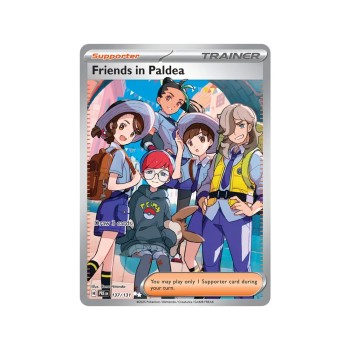 Friends in Paldea (Prismatic Evolutions 137/131) (Ultra Rare) English - Near Mint