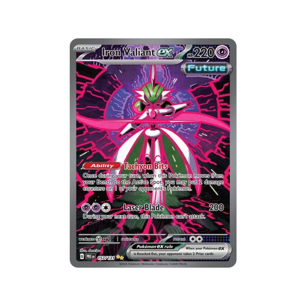 Iron Valiant ex (Prismatic Evolutions 157/131) (Special Illustration Rare) English - Near Mint