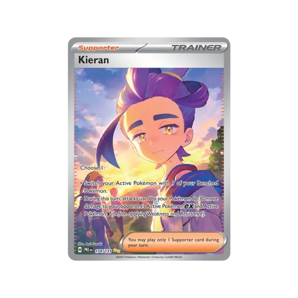 Kieran (Prismatic Evolutions 174/131) (Special Illustration Rare) English - Near Mint