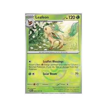 Leafeon (Prismatic Evolutions Additionals 005/131) (Rare) English - Near Mint