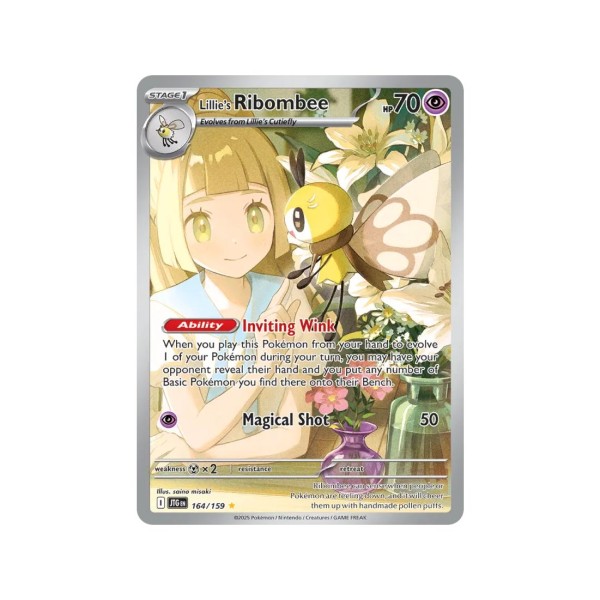 Lillie”s Ribombee (Journey Together 164/159) (Illustration Rare) English - Near Mint