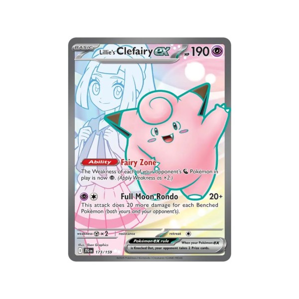 Lillie's Clefairy ex (Journey Together 173/159) (Ultra Rare) English - Near Mint