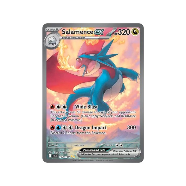 Salamence ex (Journey Together 187/159) (Special Illustration Rare) English - Near Mint