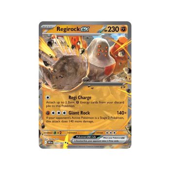 Regirock ex (Destined Rivals 101/182) (Double Rare) English - Near Mint