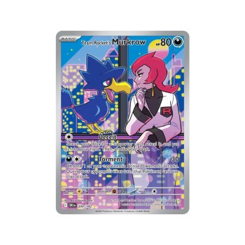 Team Rocket”s Murkrow (Destined Rivals 200/182) (Illustration Rare) English - Near Mint