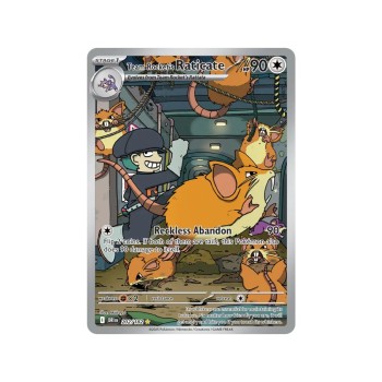 Team Rocket”s Raticate (Destined Rivals 202/182) (Illustration Rare) English - Near Mint