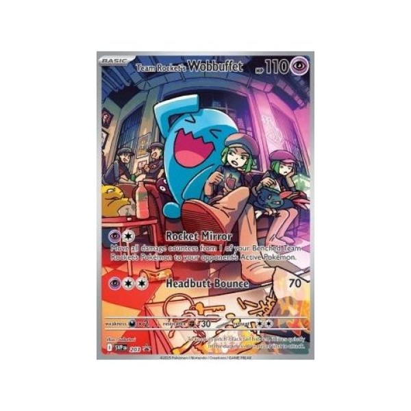 Team Rocket's Wobbuffet (SV Black Star Promos 203) (Promo) English - Near Mint