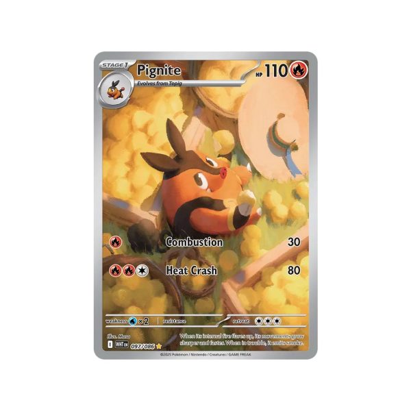 Pignite (White Flare 097) (Illustration Rare) Korean - Near Mint