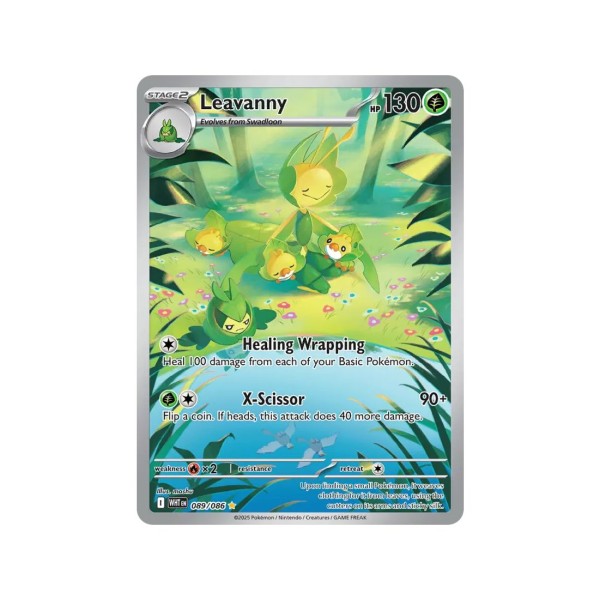 Leavanny (White Flare 089/86) (Illustration Rare) English - Near Mint