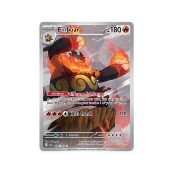 Emboar (White Flare 098/86) (Illustration Rare) English - Near Mint