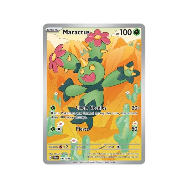 Maractus (Black Bolt 093/86) (Illustration Rare) English - Near Mint