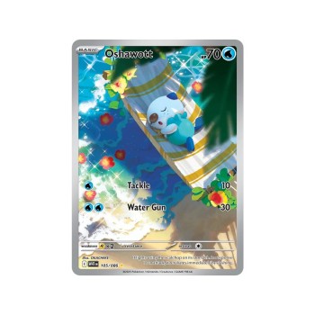 Oshawott (White Flare 105/86) (Illustration Rare) English - Near Mint
