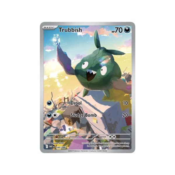 Trubbish (White Flare 140/86) (Illustration Rare) English - Near Mint