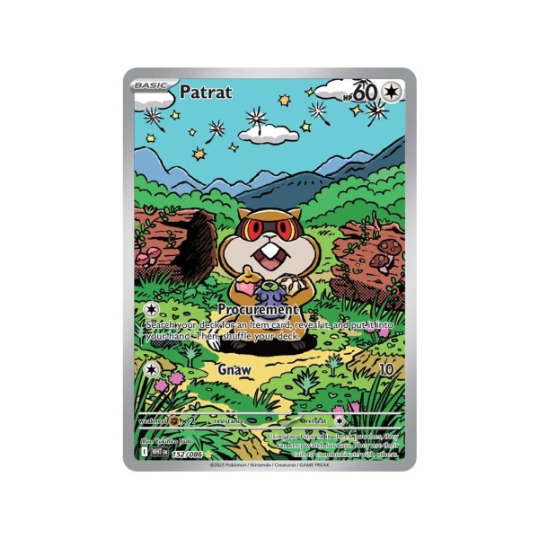 Patrat (White Flare 152/86) (Illustration Rare) English - Near Mint