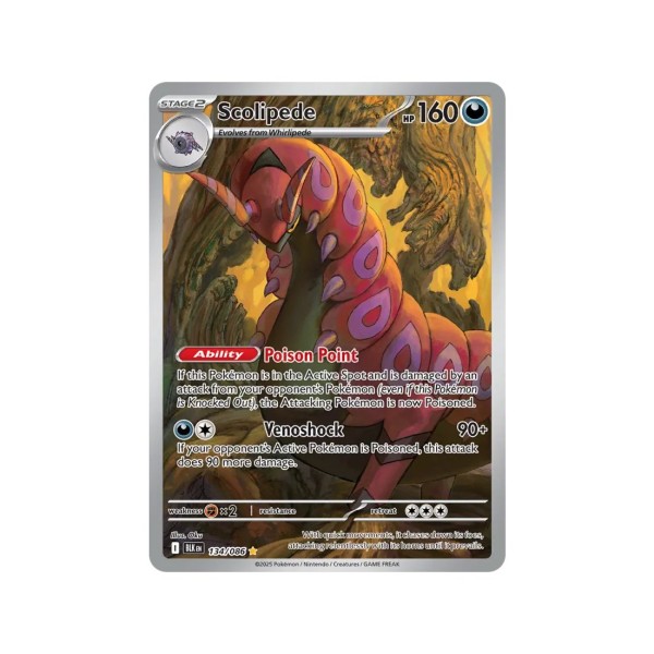 Scolipede (Black Bolt 134/86) (Illustration Rare) English - Near Mint