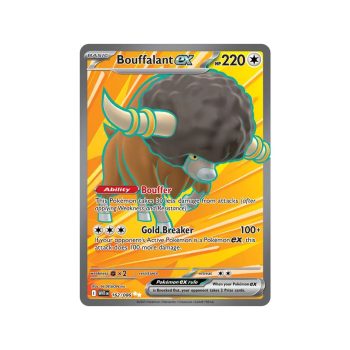 Bouffalant ex (White Flare 162/86) (Ultra Rare) English - Near Mint